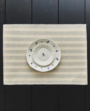 SET DE TABLE RAYURES (LOT DE 2)