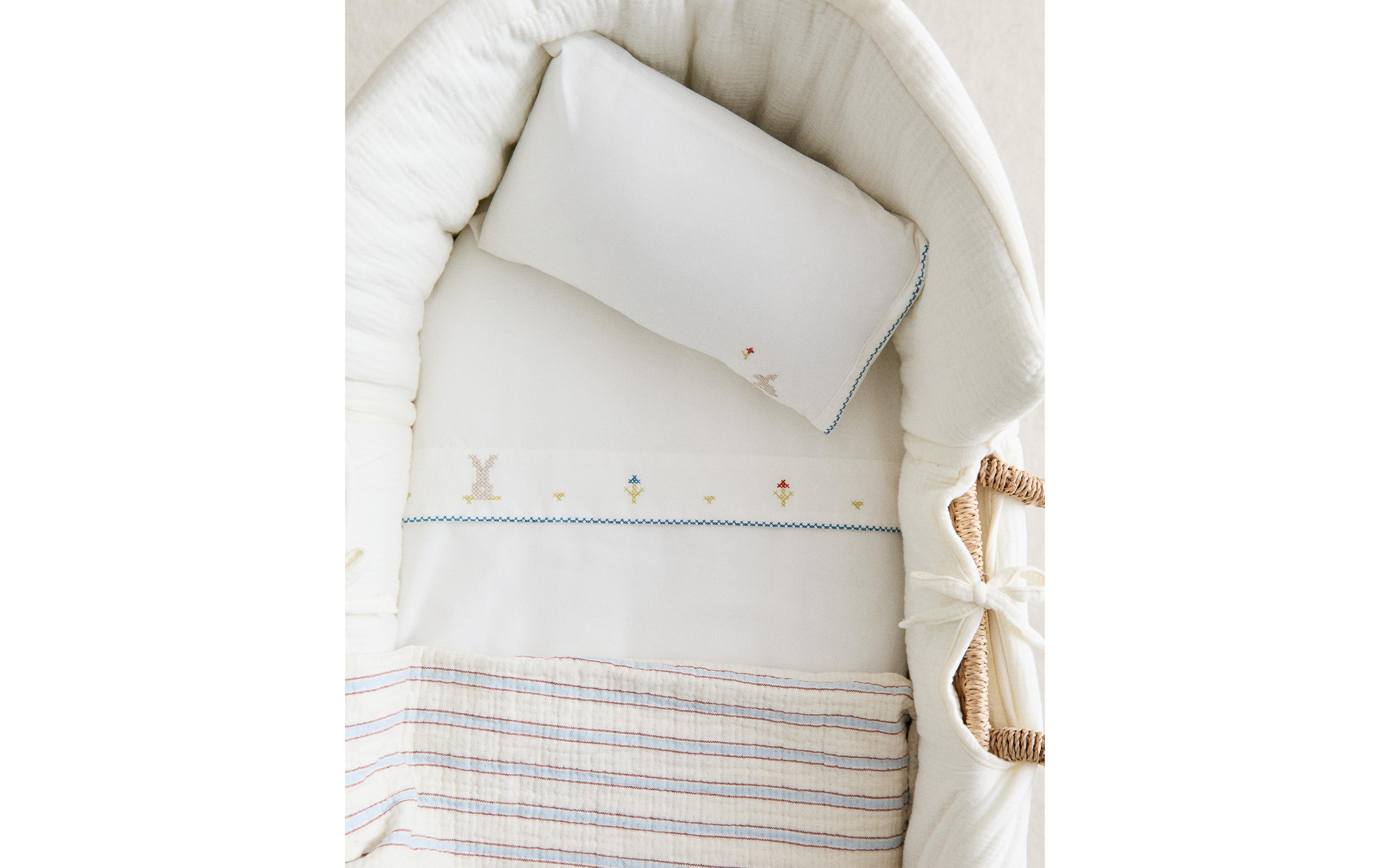 RABBIT COT PILLOWCASE AND FLAT SHEET SET product thumbnail 8