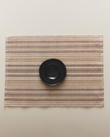 LOT SET DE TABLE RAYURES (LOT DE 2)