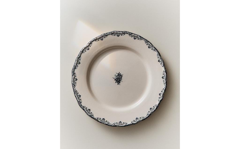 POSITIONED DRAWING DINNER PLATE