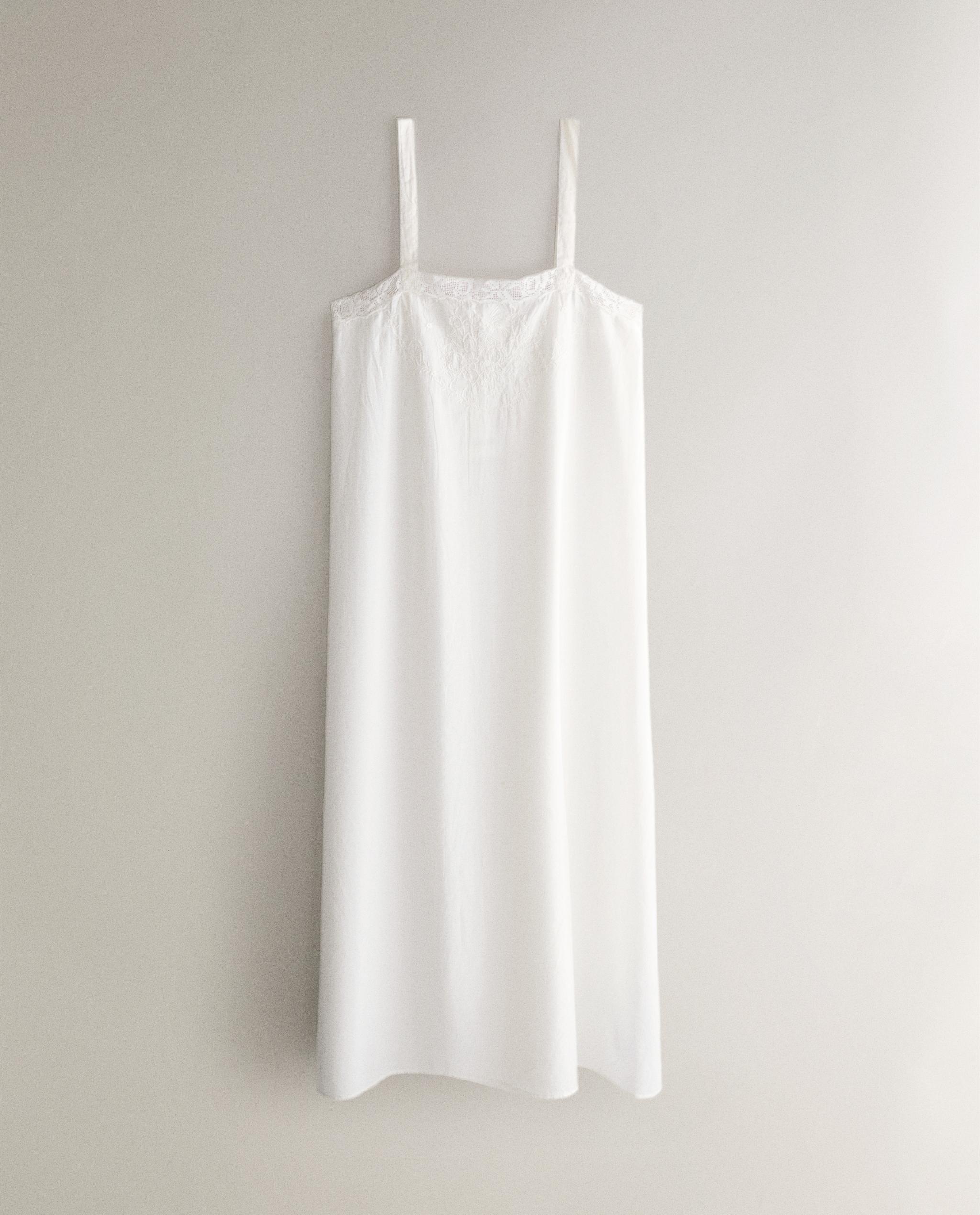 EMBROIDERED COTTON NIGHTDRESS product thumbnail 4