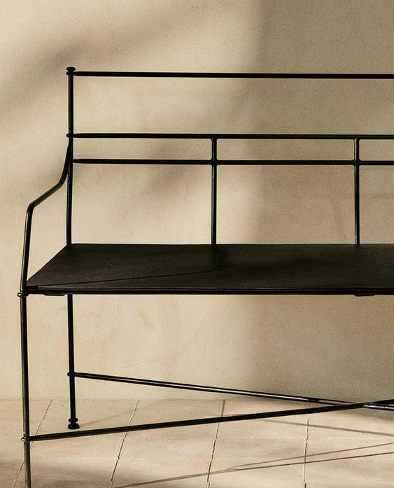 DVOUMÍSTNÁ LAVIČKA Z KOVANÉ OCELI DVOUMÍSTNÁ LAVIČKA Z KOVANÉ OCELI