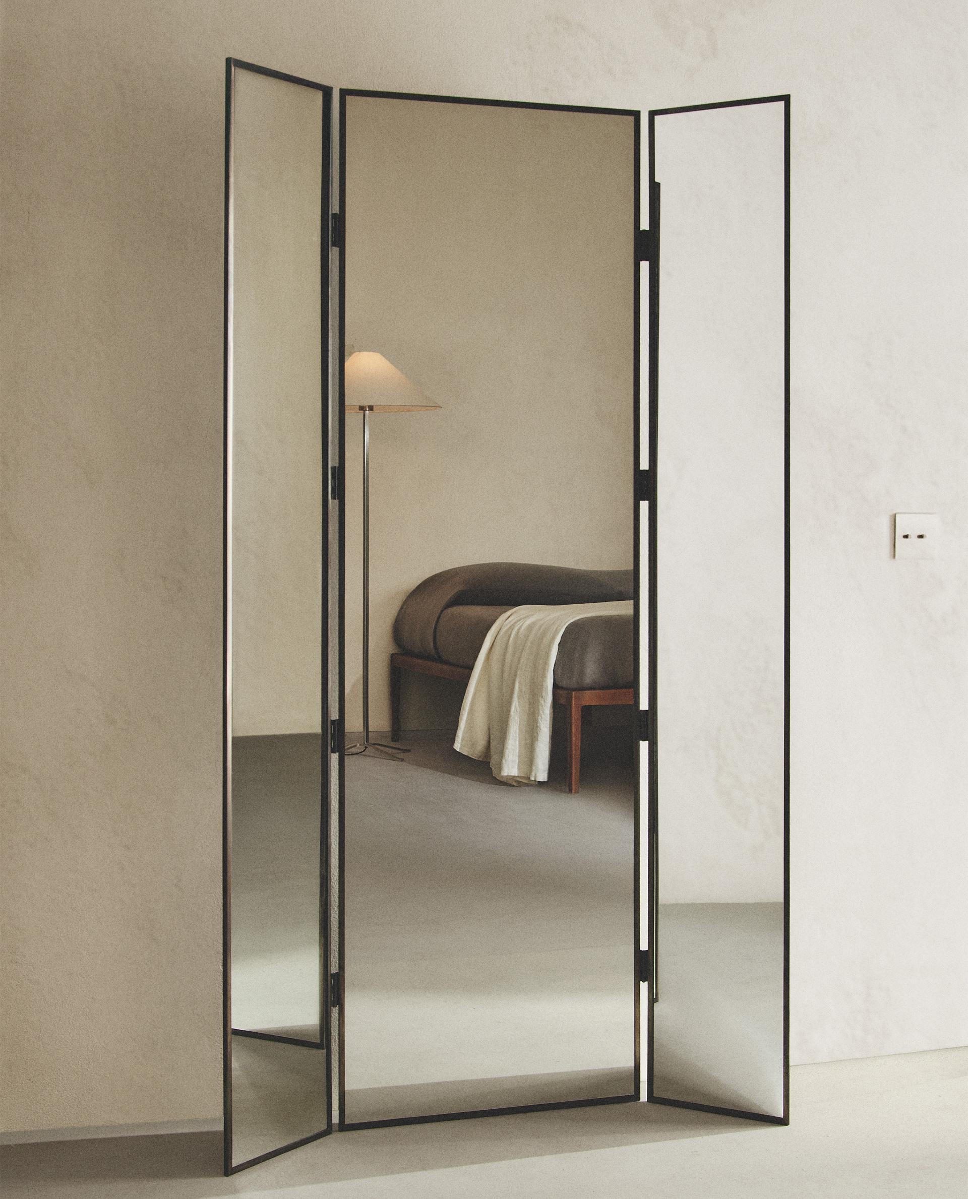 METAL TRIPTYCH MIRROR