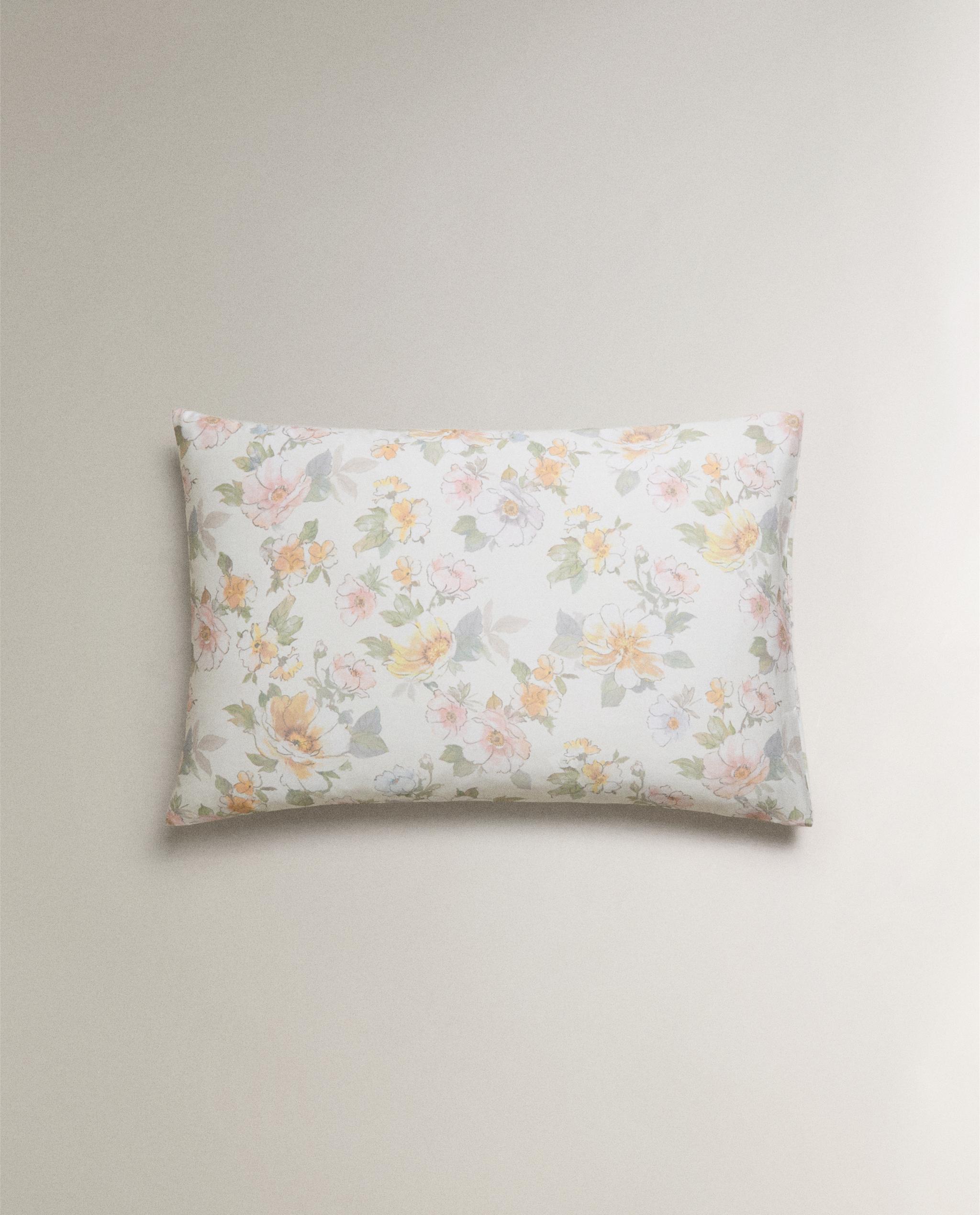 FLORAL SATEEN PILLOWCASE product thumbnail 4
