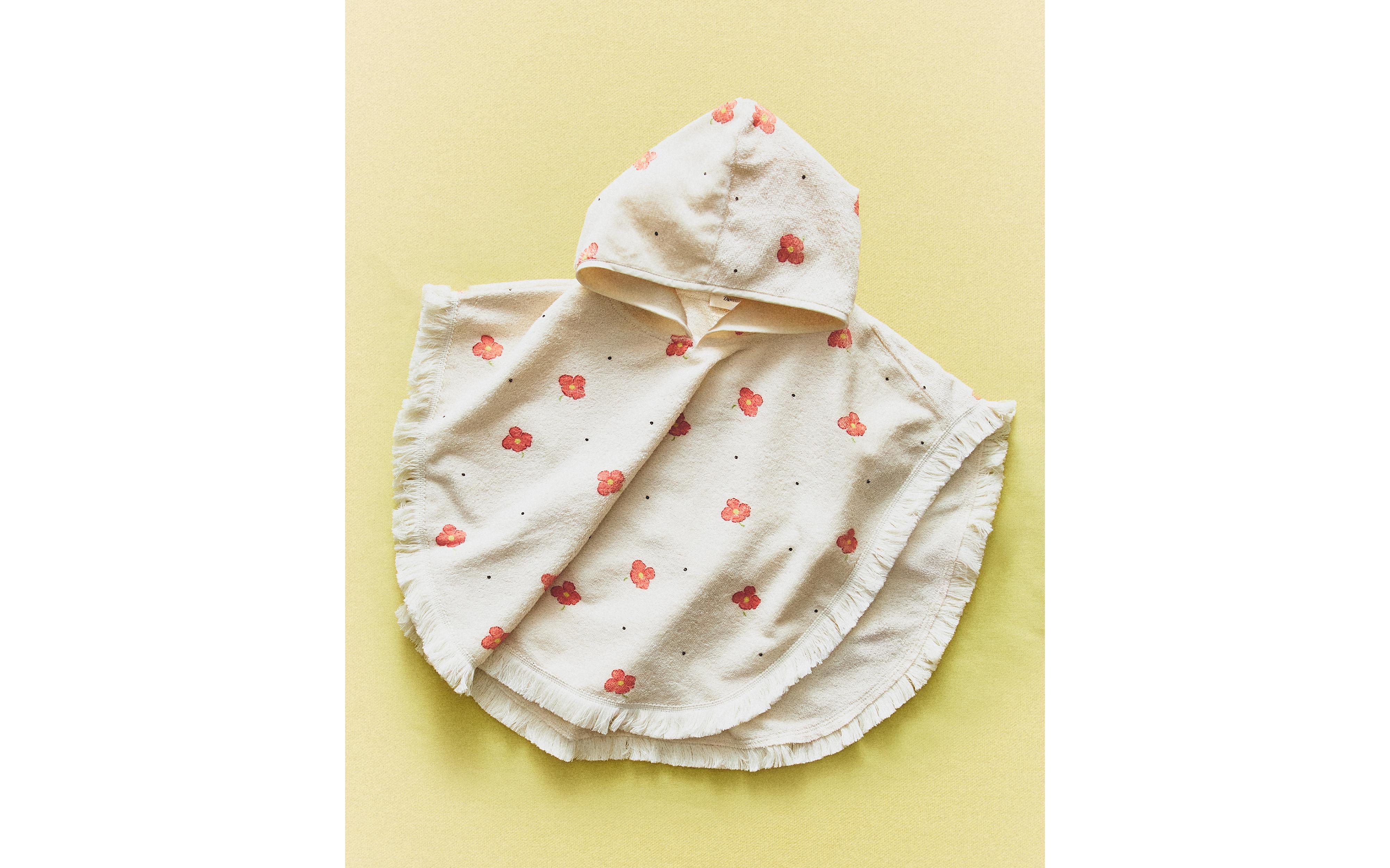 KIDS' FLORAL BEACH PONCHO | Zara Home United States of America