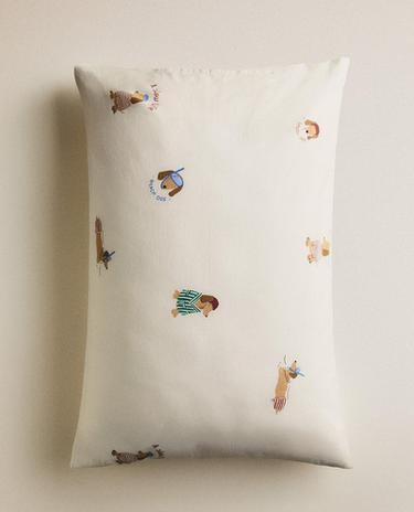 TAIE D’OREILLER LIT BÉBÉ CHIEN