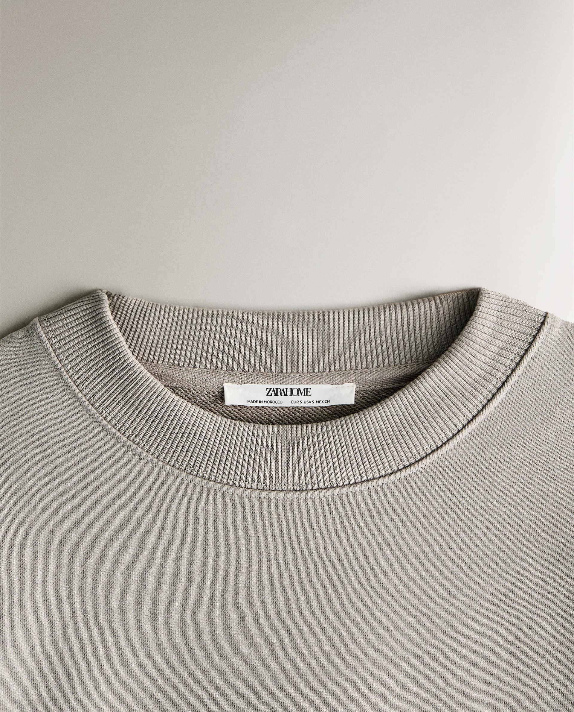 PLAIN COTTON SWEATSHIRT