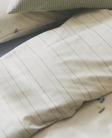 FUNDA NÓRDICA INFANTIL ALGODÓN BARCOS