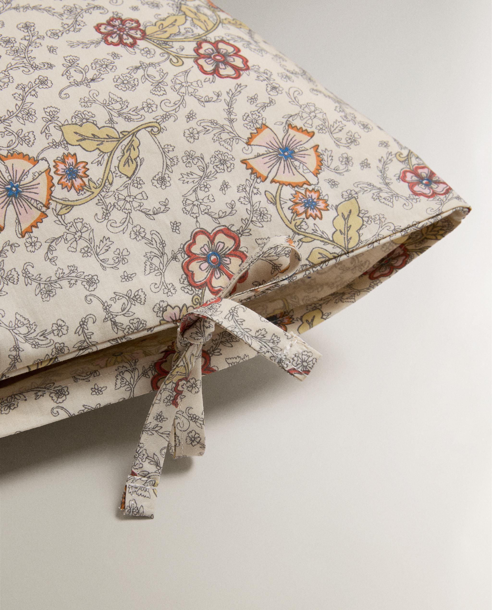 KIDS' FLORAL COTTON PILLOWCASE product thumbnail 2