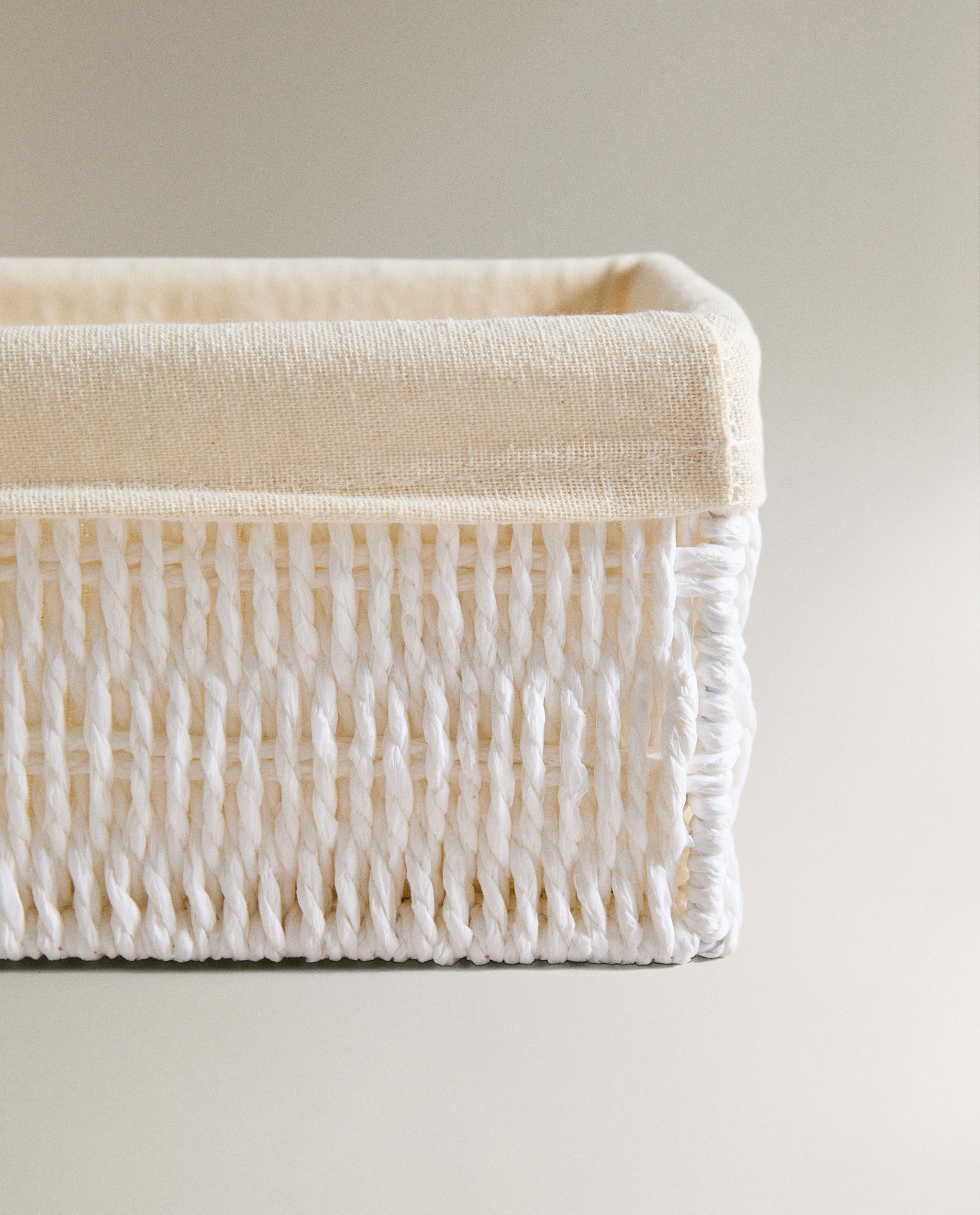 RECTANGULAR BASKET WITH COTTON LINING product thumbnail 11