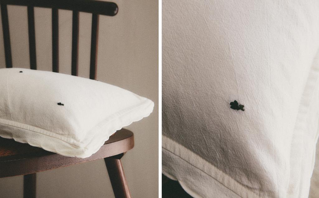 HOUSSE DE COUSSIN ENFANT FLEURS