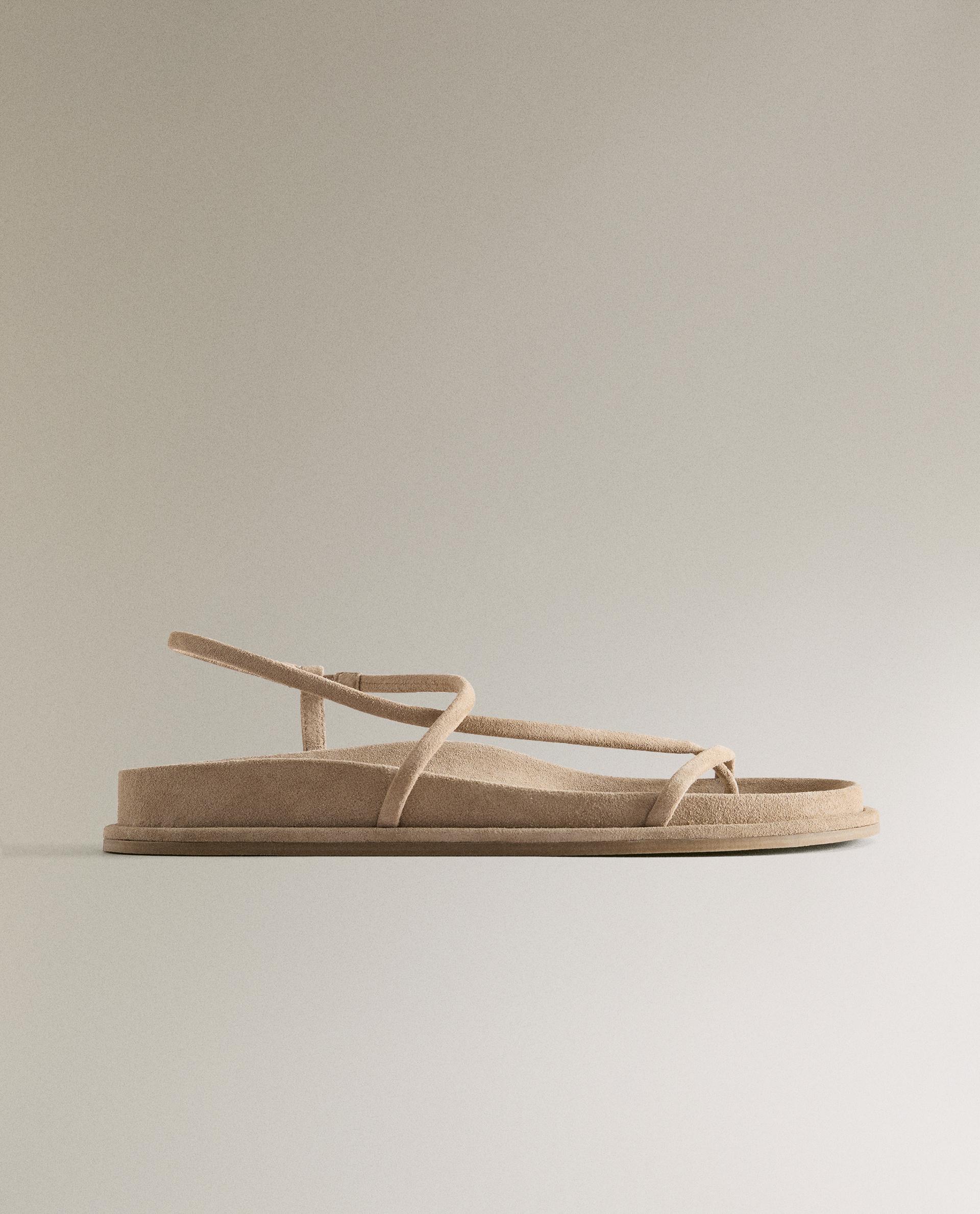 ストラップ付きサンダル レザー | Zara Home 日本/Japan ストラップ付きサンダル レザー | Zara Home 日本/Japan