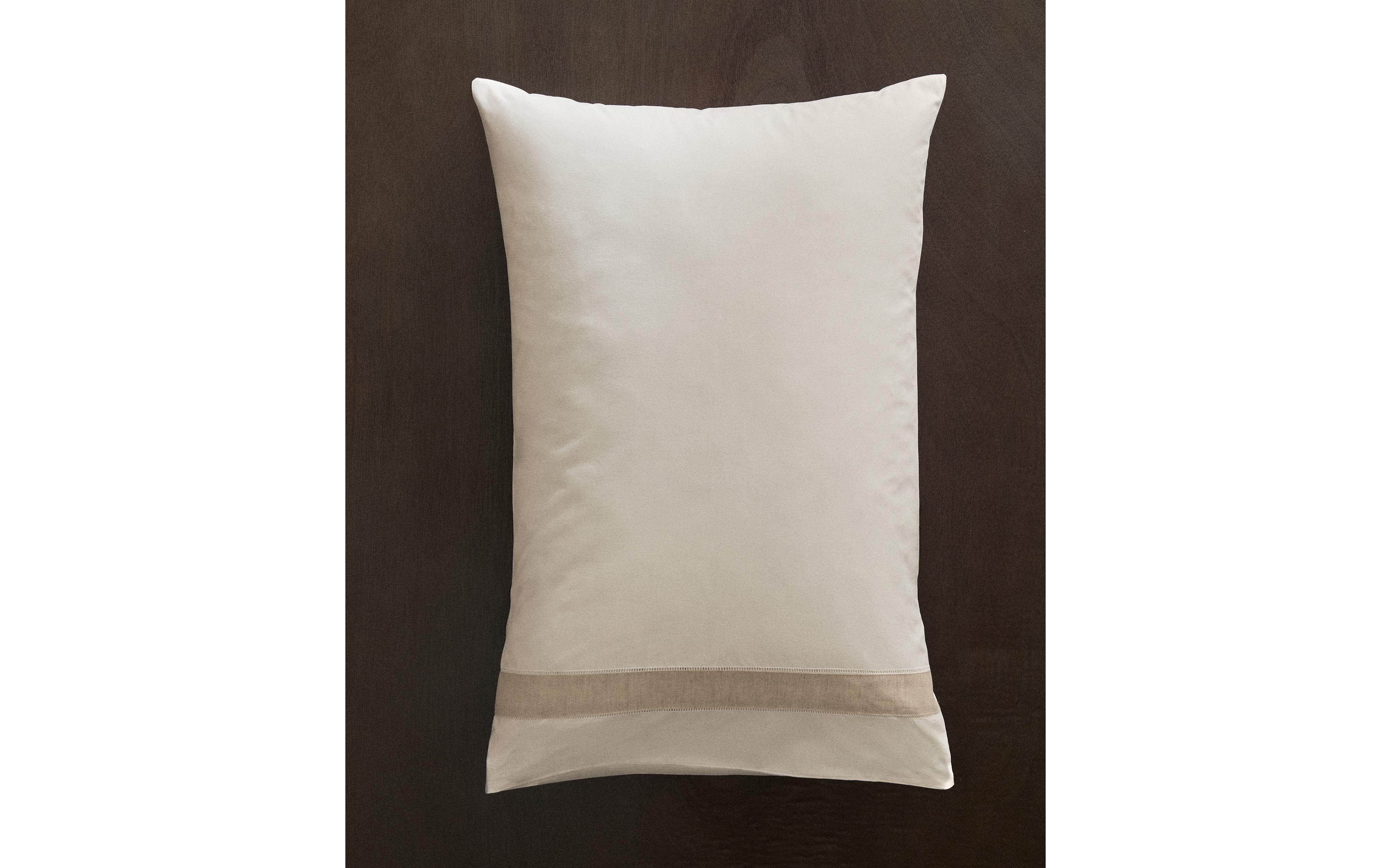 COTTON PILLOWCASE WITH LINEN BORDER product thumbnail 7