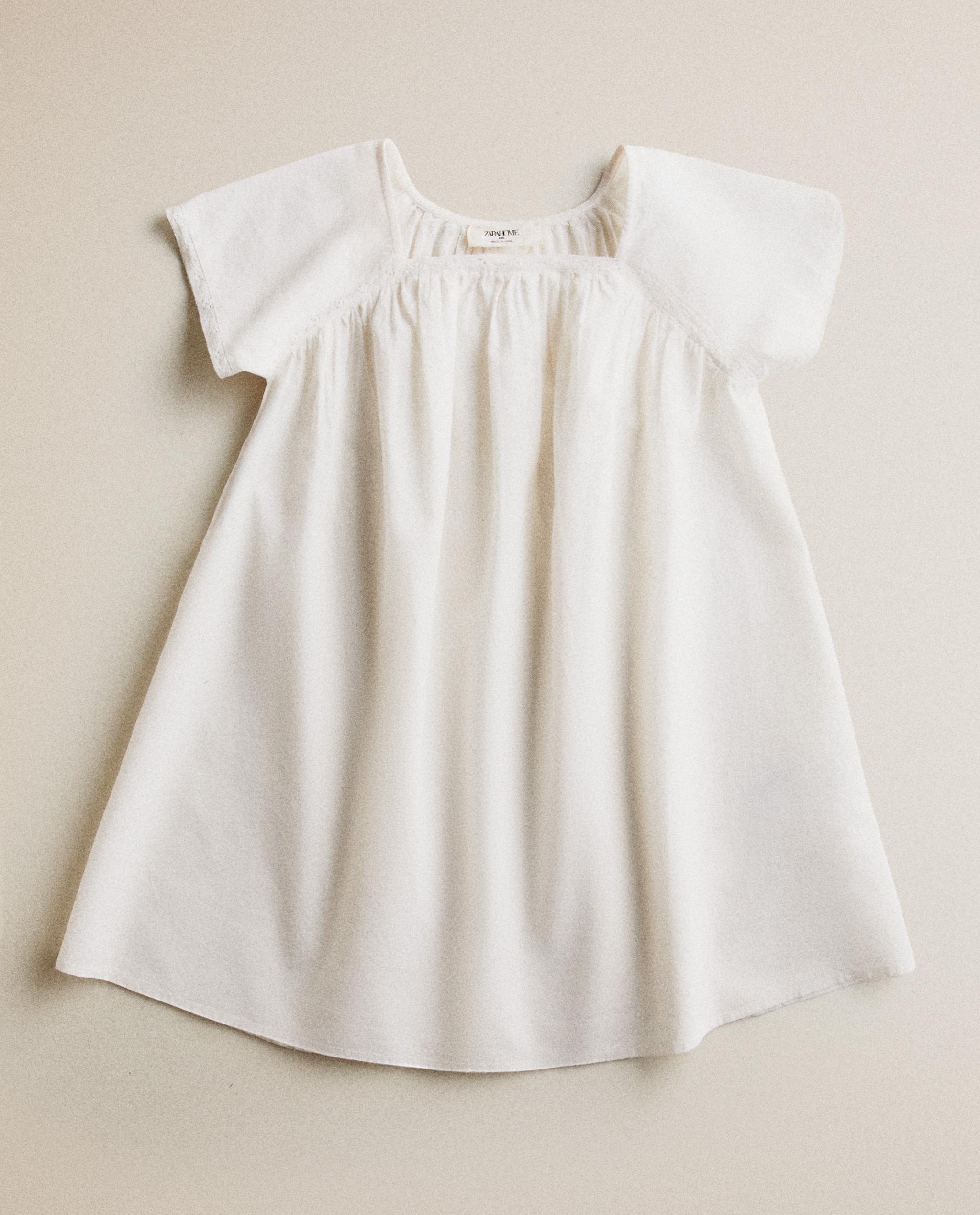 CHILDREN'S DRESS WITH LACE TRIM product thumbnail 7