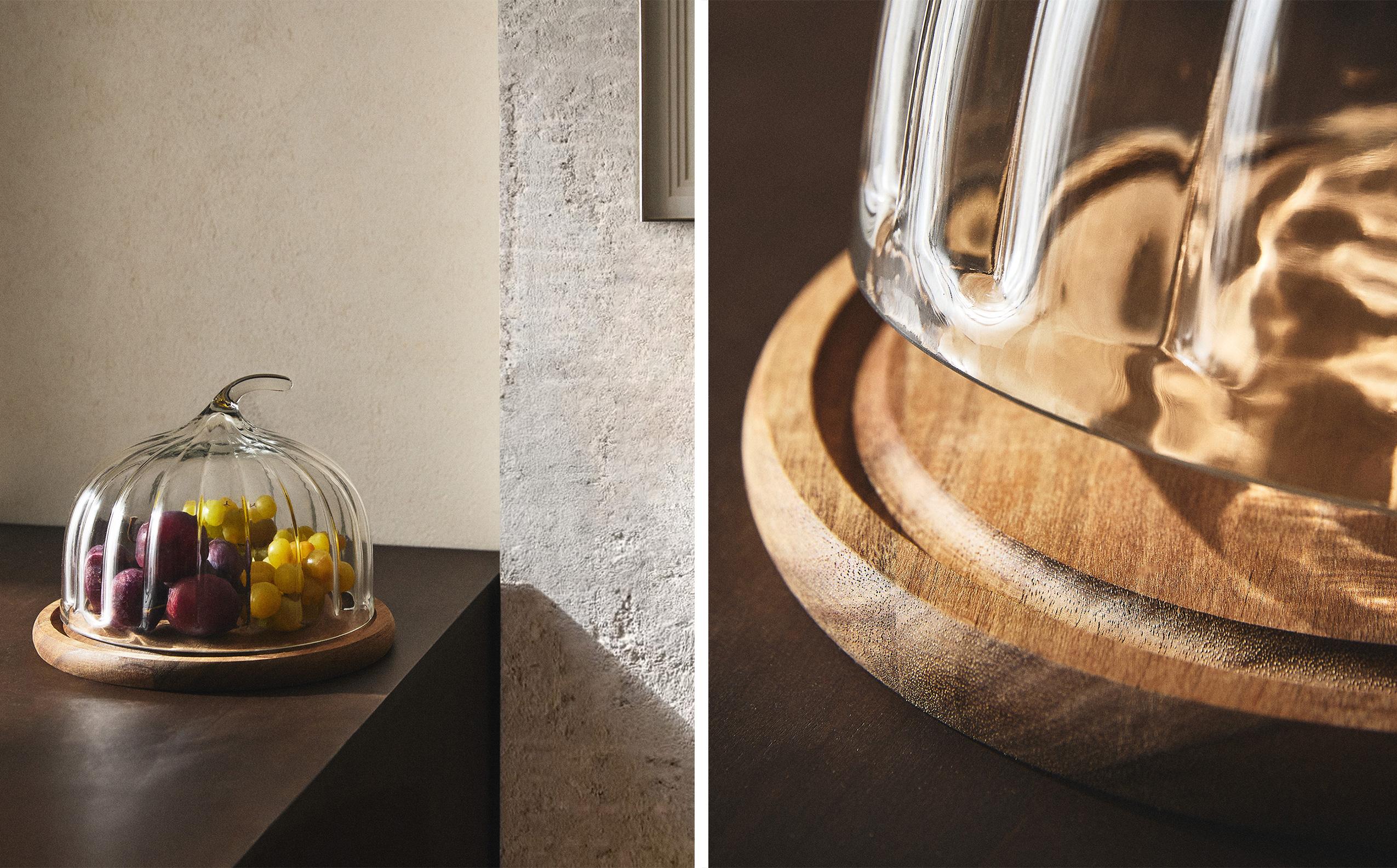 カボチャウッドケーキ皿 | Zara Home 日本/Japan