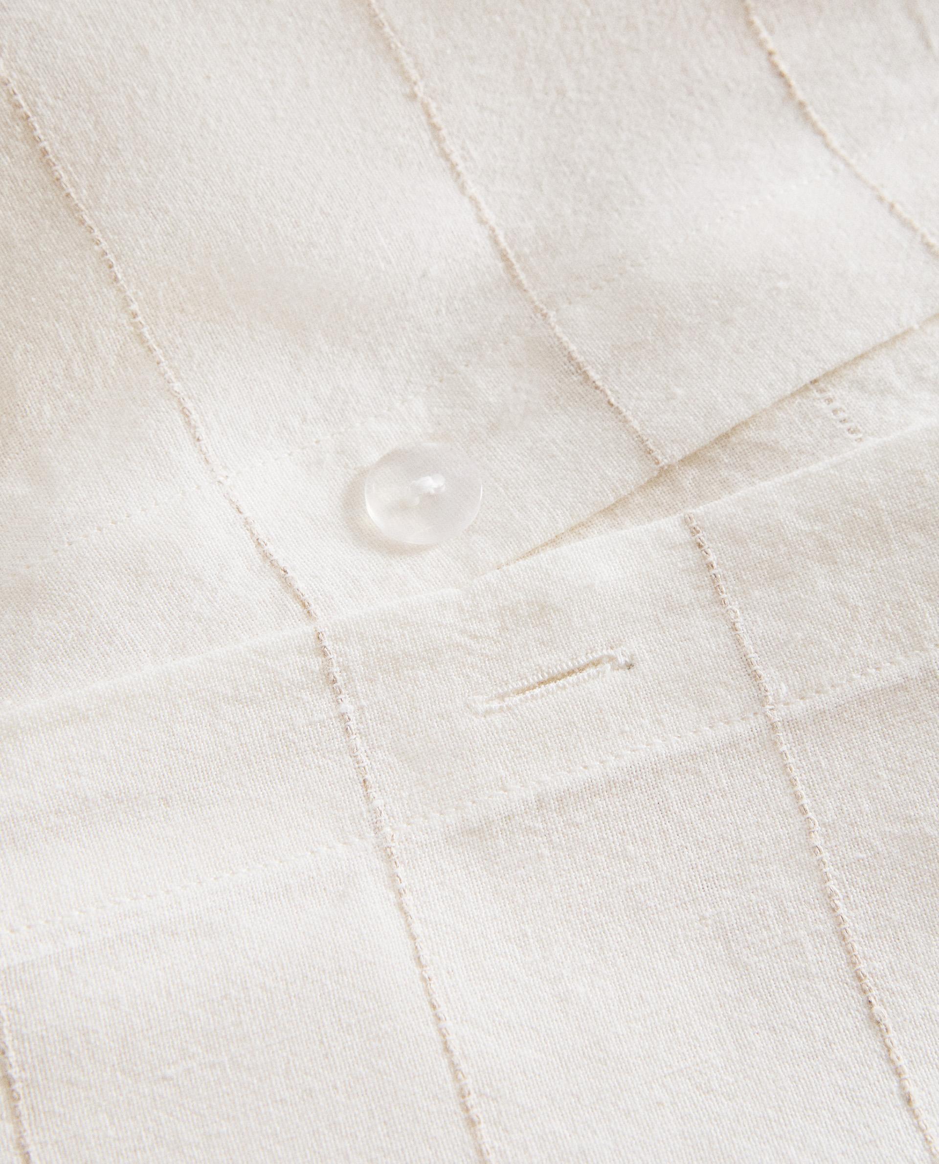 リネン コットン ストライプ デュべカバー リネン コットン ストライプ デュべカバー | Zara Home 日本/Japan