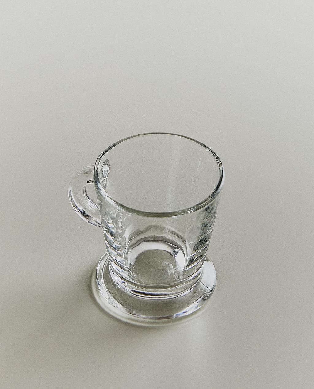 TRANSPARENT GLASS ESPRESSO CUP