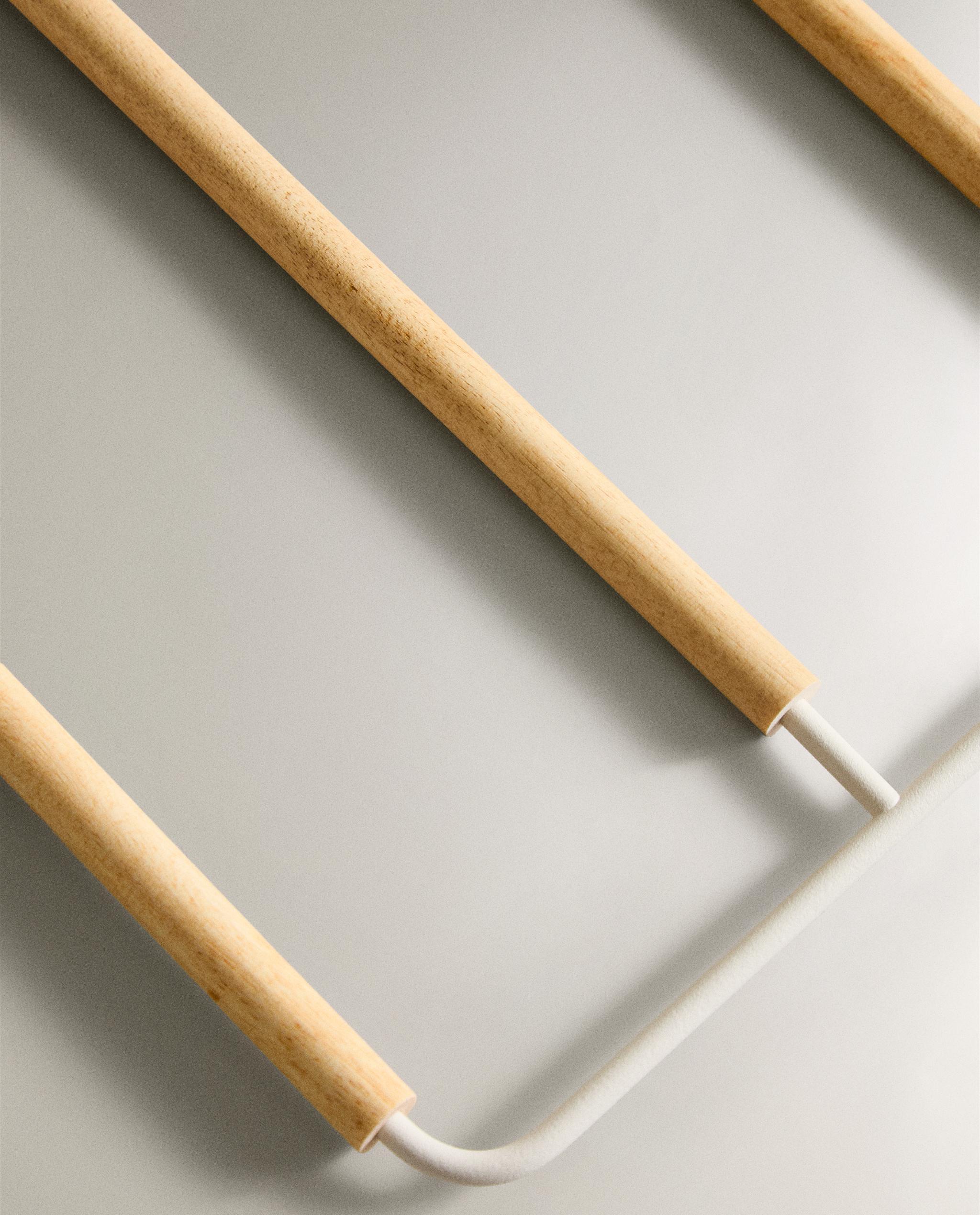 METAL AND WOOD TROUSER HANGER product thumbnail 5