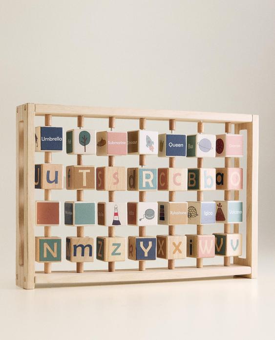 KIDS' HOUTEN ALFABET SPEELGOED