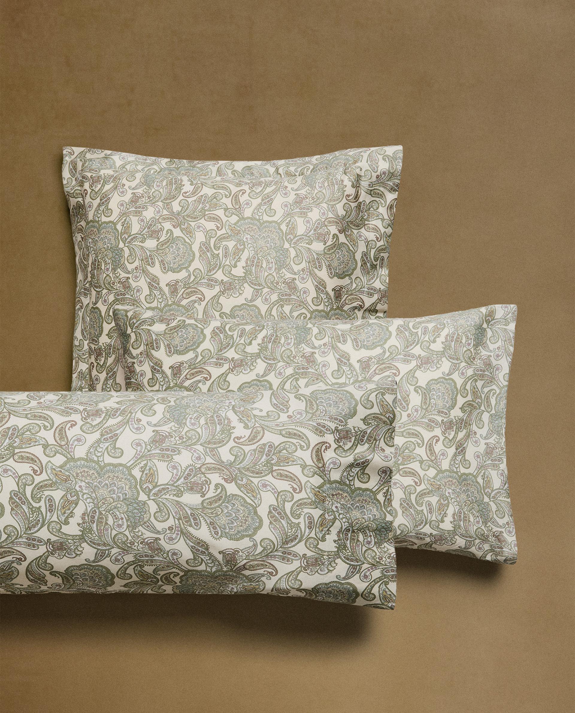 PAISLEY SATEEN PILLOWCASE