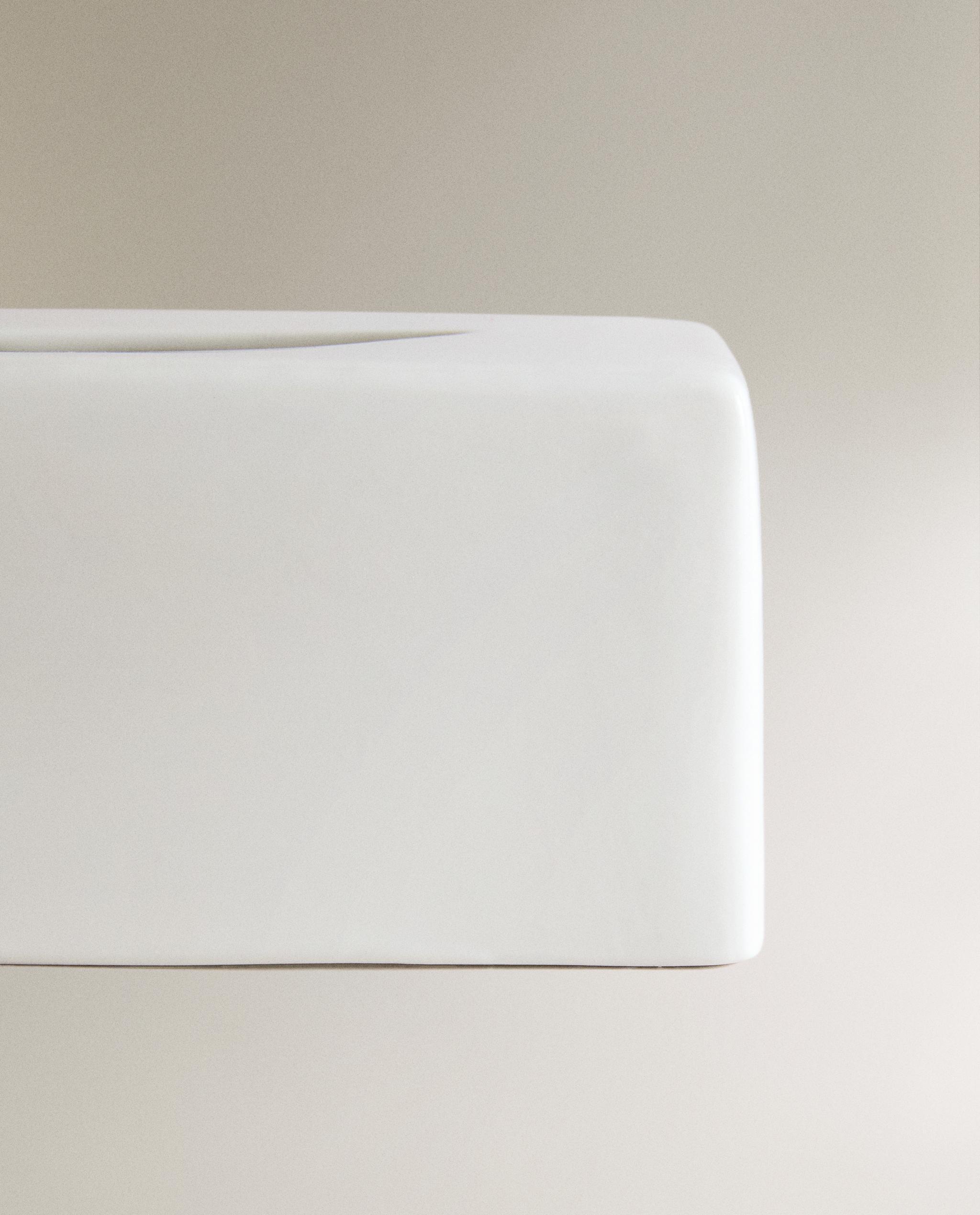 RECTANGULAR CERAMIC TISSUE BOX product thumbnail 7