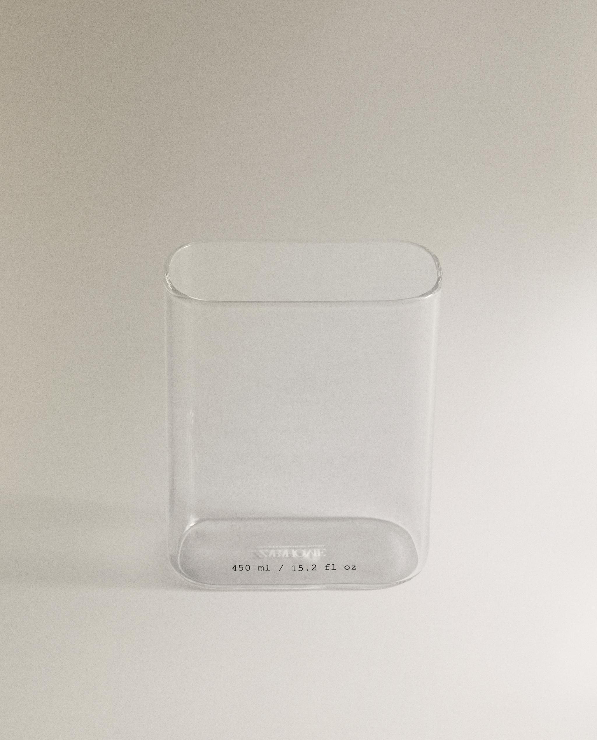 BOROSILICATE GLASS LETTER TOOTHBRUSH TUMBLER | Zara Home United