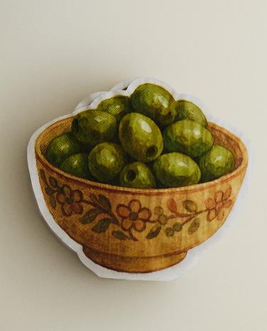 LOT SERVIETTES PAPIER OLIVES (LOT DE 20)