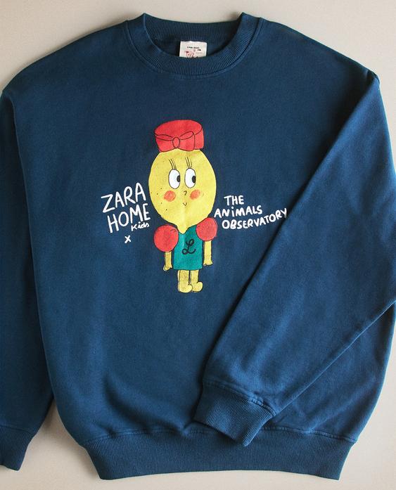 SUDADERA (ADULTO) LIMONCELLA X THE ANIMALS OBSERVATORY