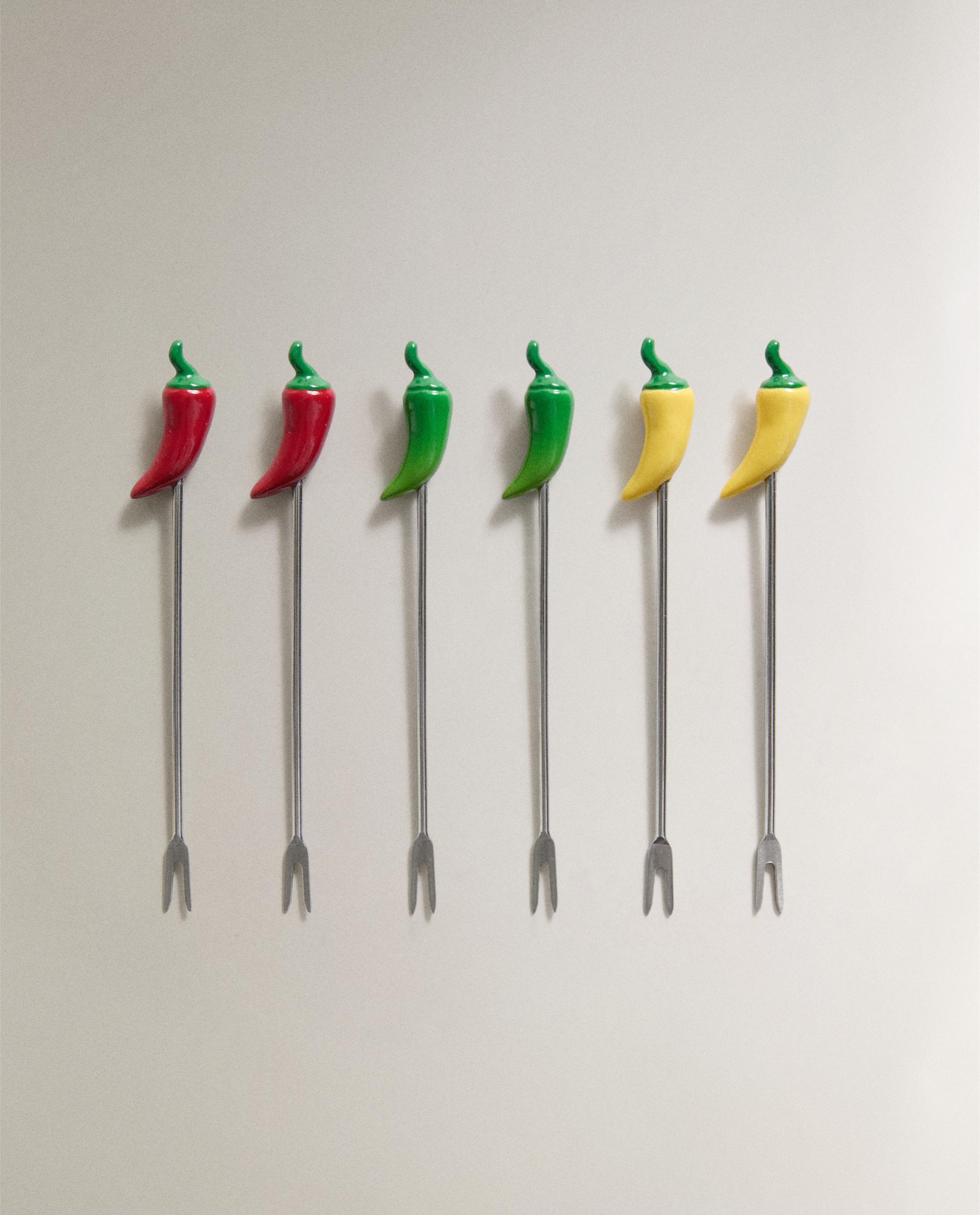 PACK OF CHILLI PEPPER COCKTAIL PICKS product thumbnail 3