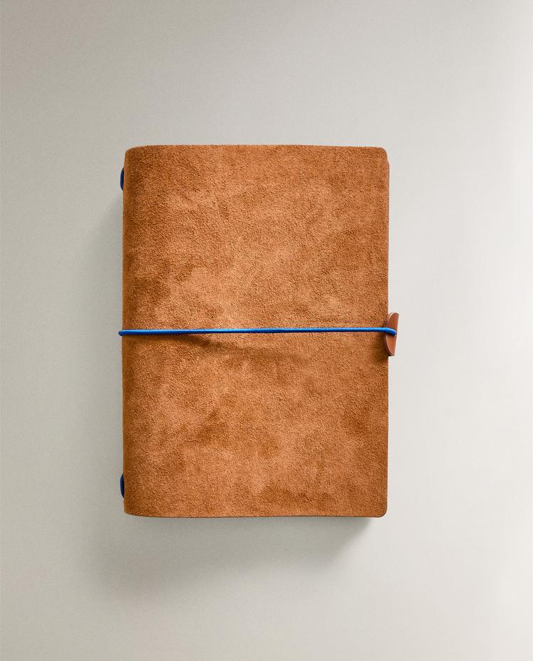 SPLIT LEATHER NOTEBOOK WITH 2 PADS