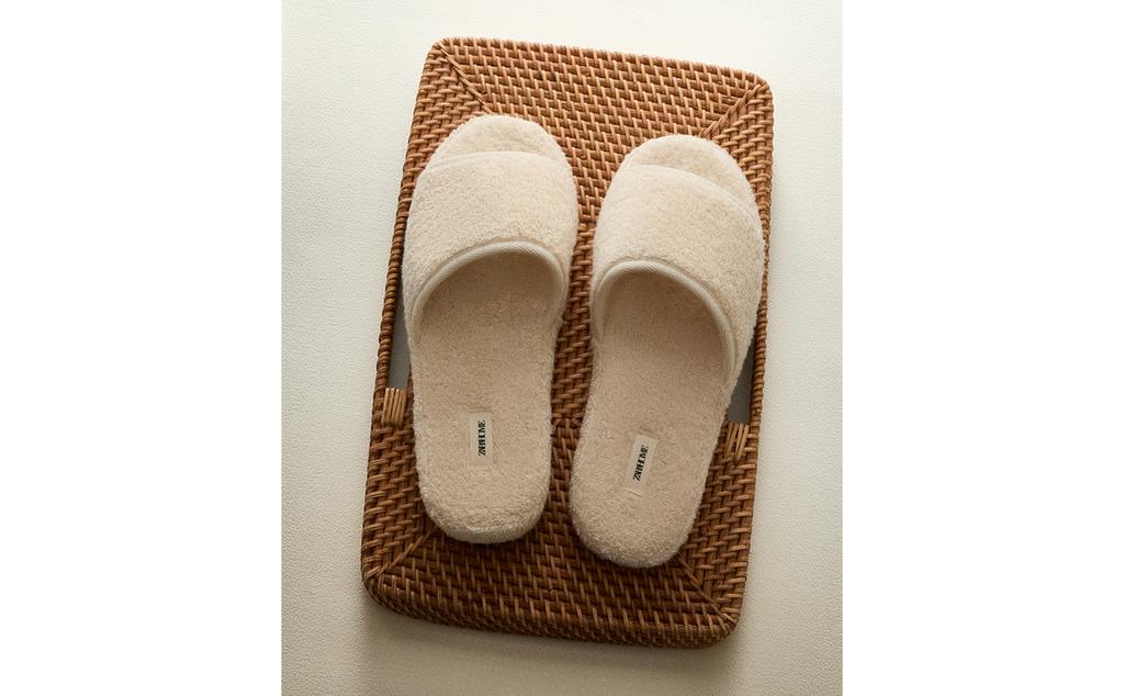 FLATFORM TERRY SLIPPERS