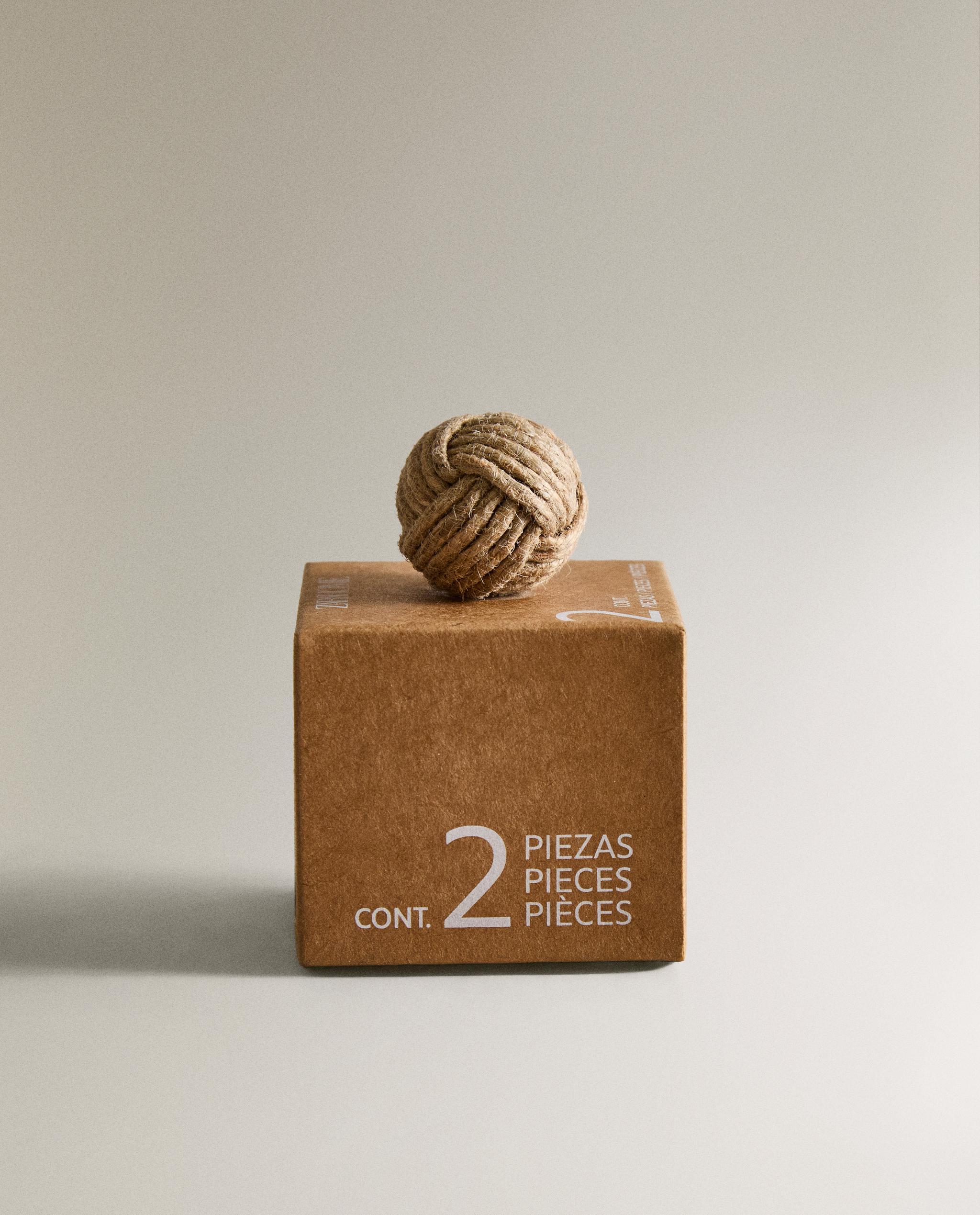 PACK OF KNOTTED DOOR KNOBS (PACK OF 2)