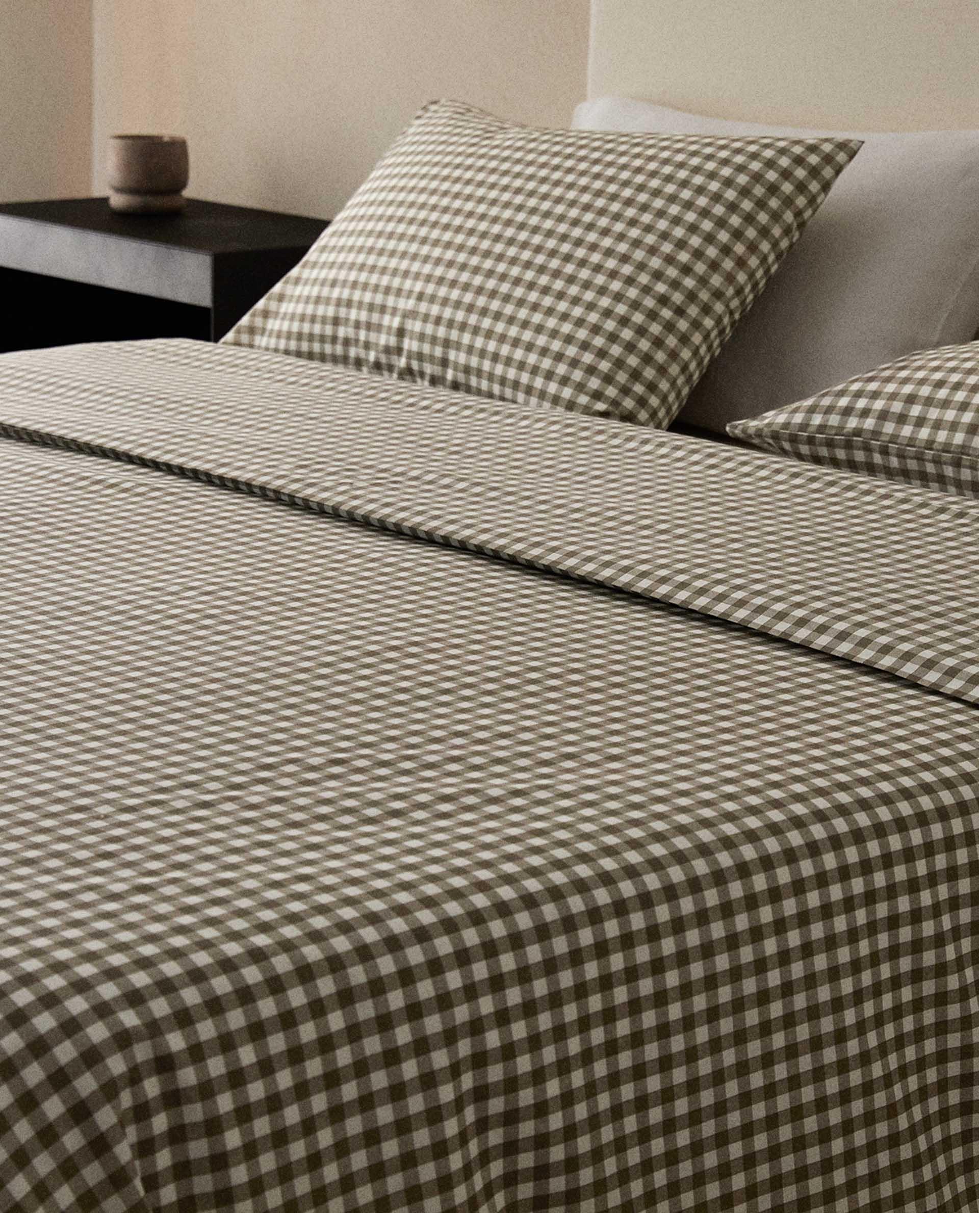 チェック デュべカバー | Zara Home 日本/Japan チェック デュべカバー | Zara Home 日本/Japan