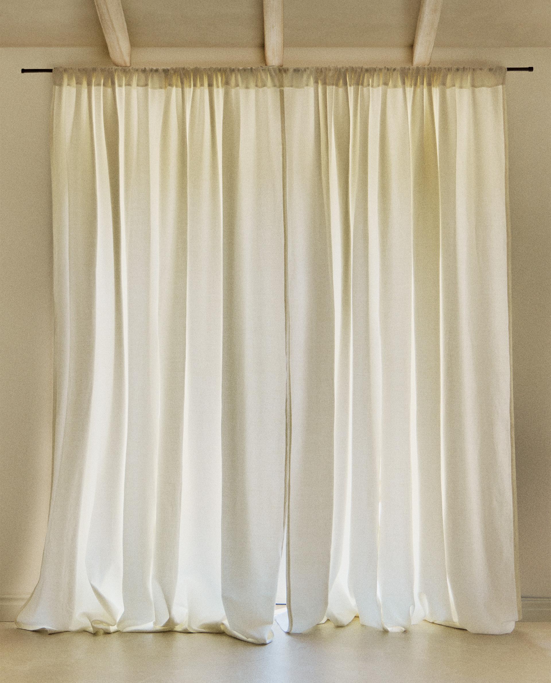 ZARA HOME リネン カーテン135x270 cm 2枚セット ZARA HOME リネン カーテン135x270 cm 2枚セット