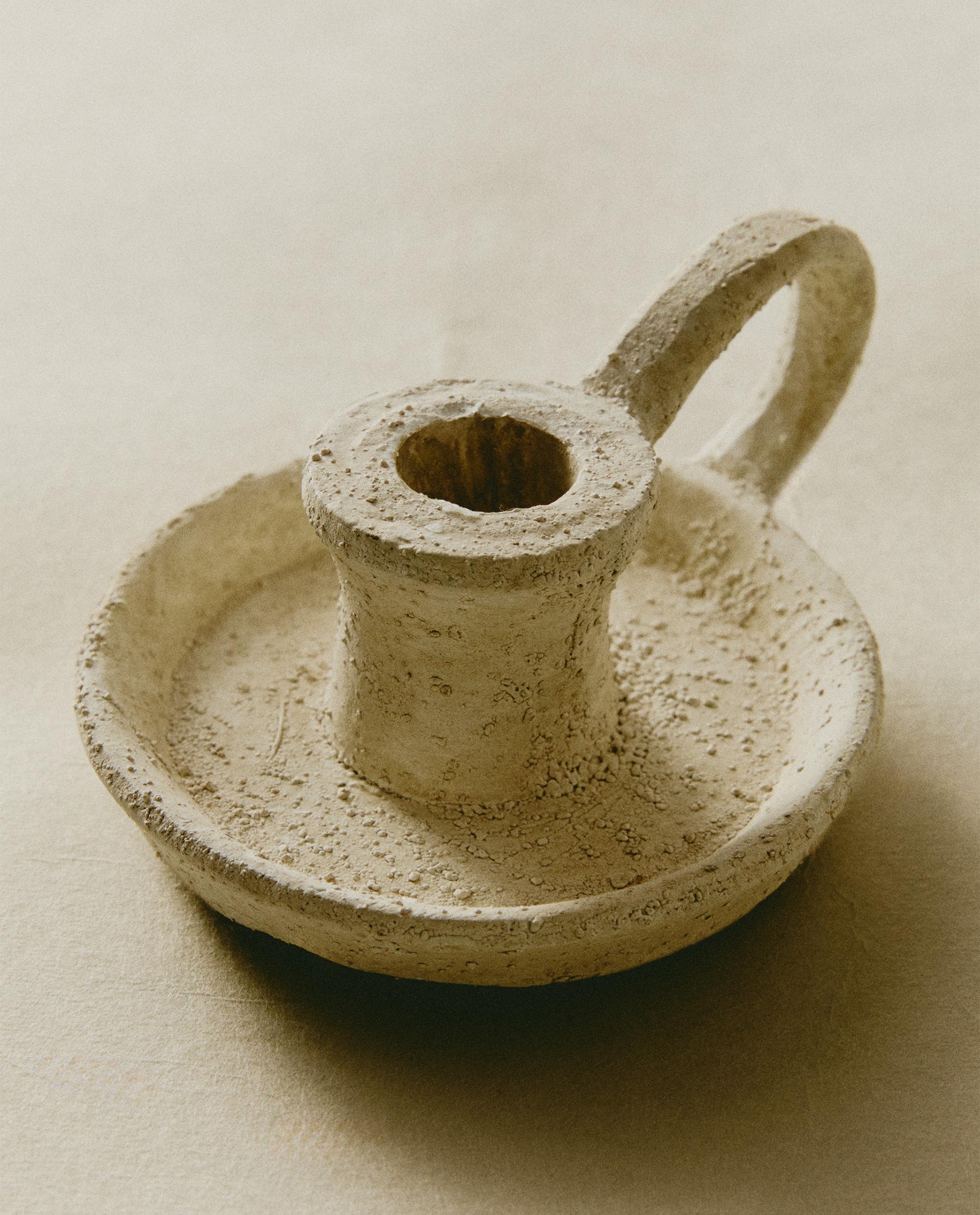 CLAY CANDLESTICK | Zara Home United States of America