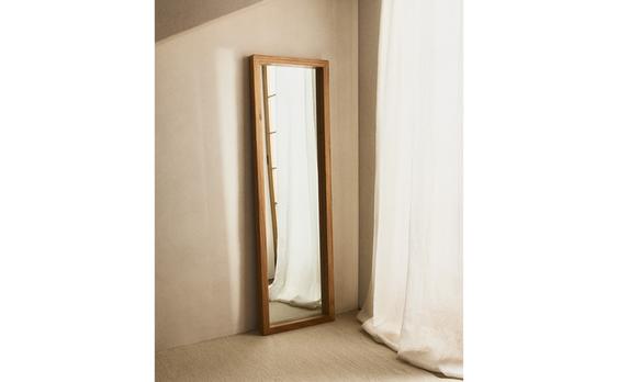 ELM WOOD VERTICAL MIRROR