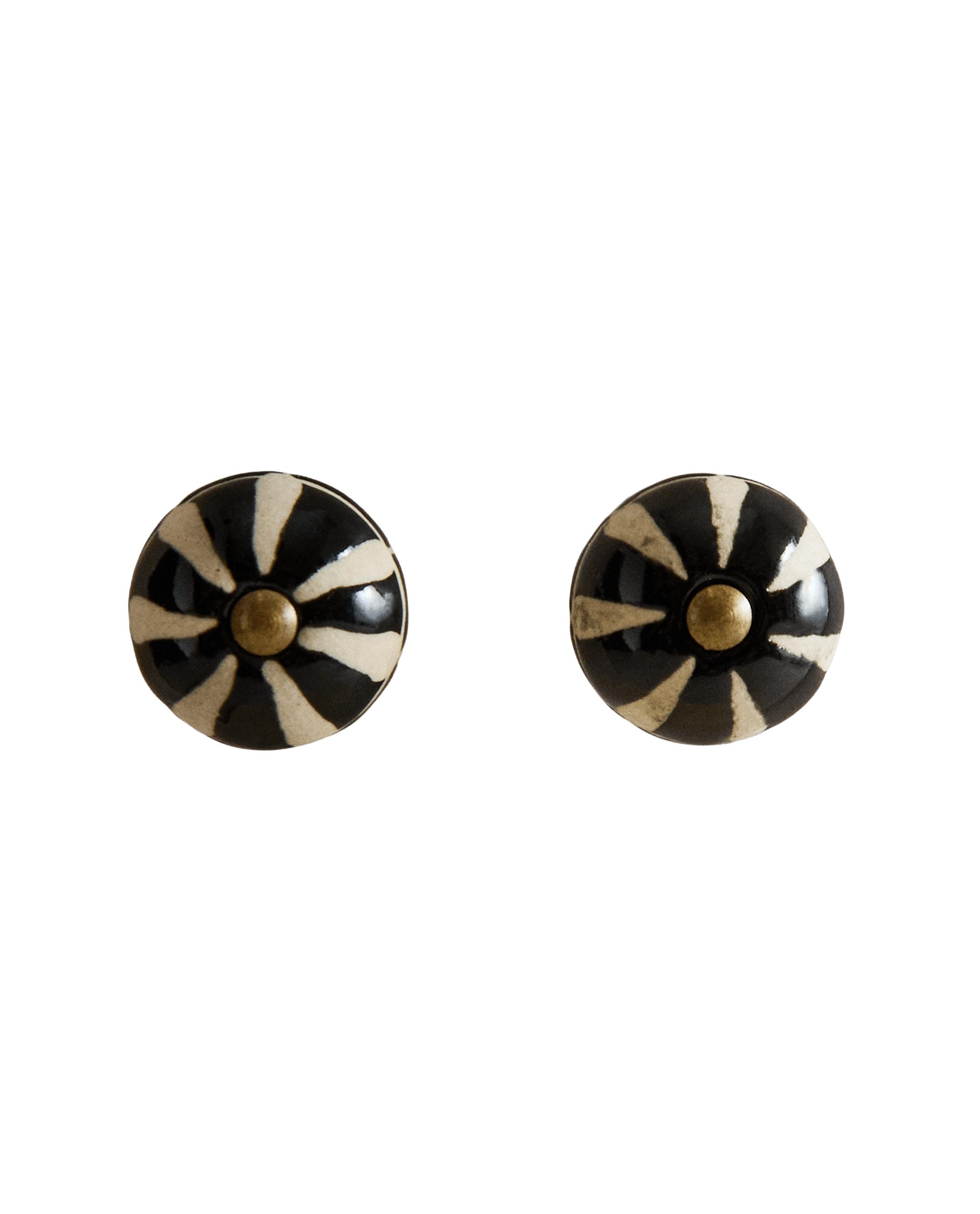 PACK OF STRIPED CERAMIC DOOR KNOBS (PACK OF 2) product thumbnail 6