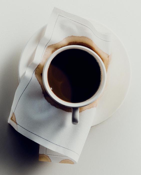STONEWARE TEACUP