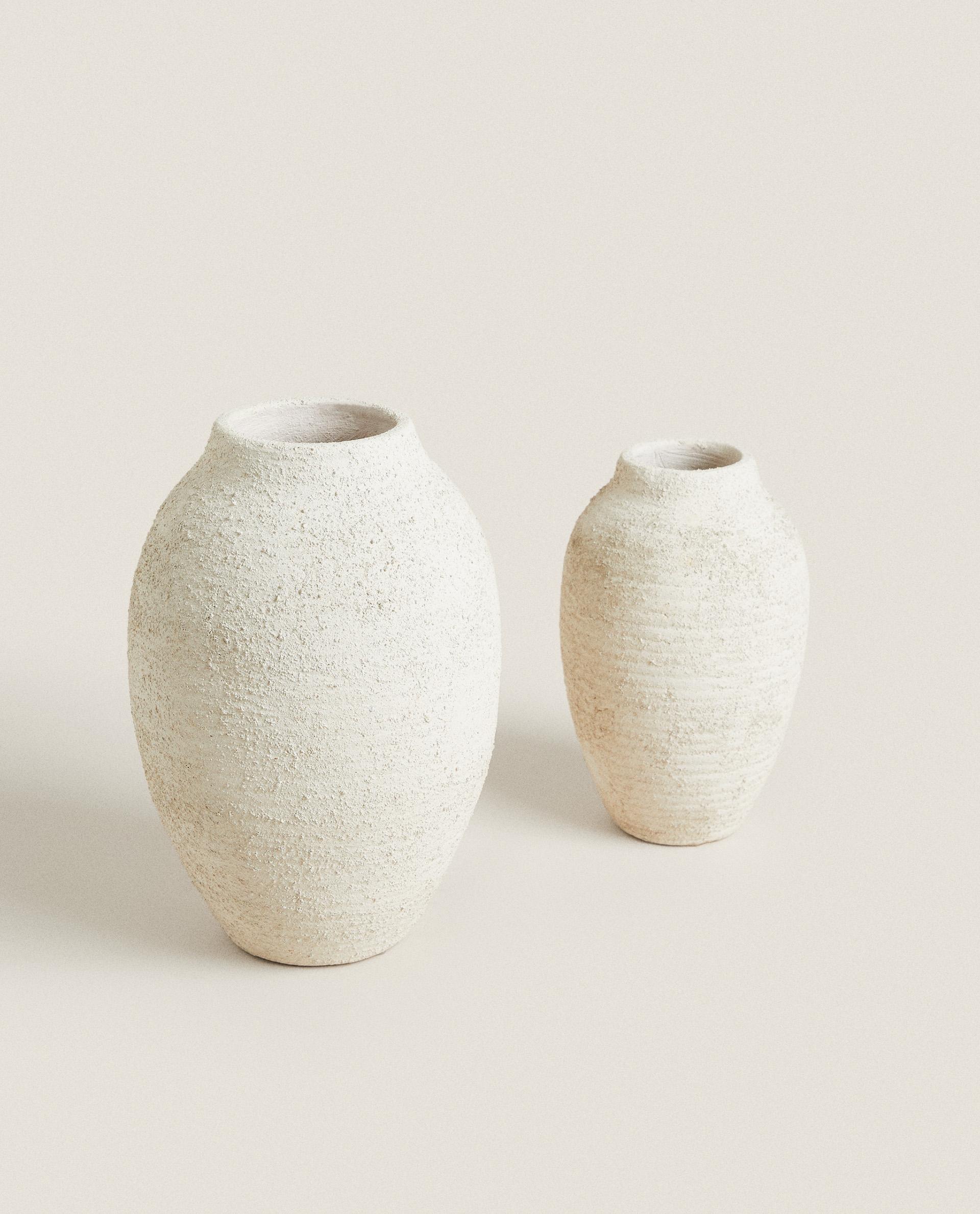 粗い質感 セラミック 花瓶 | Zara Home 日本/Japan