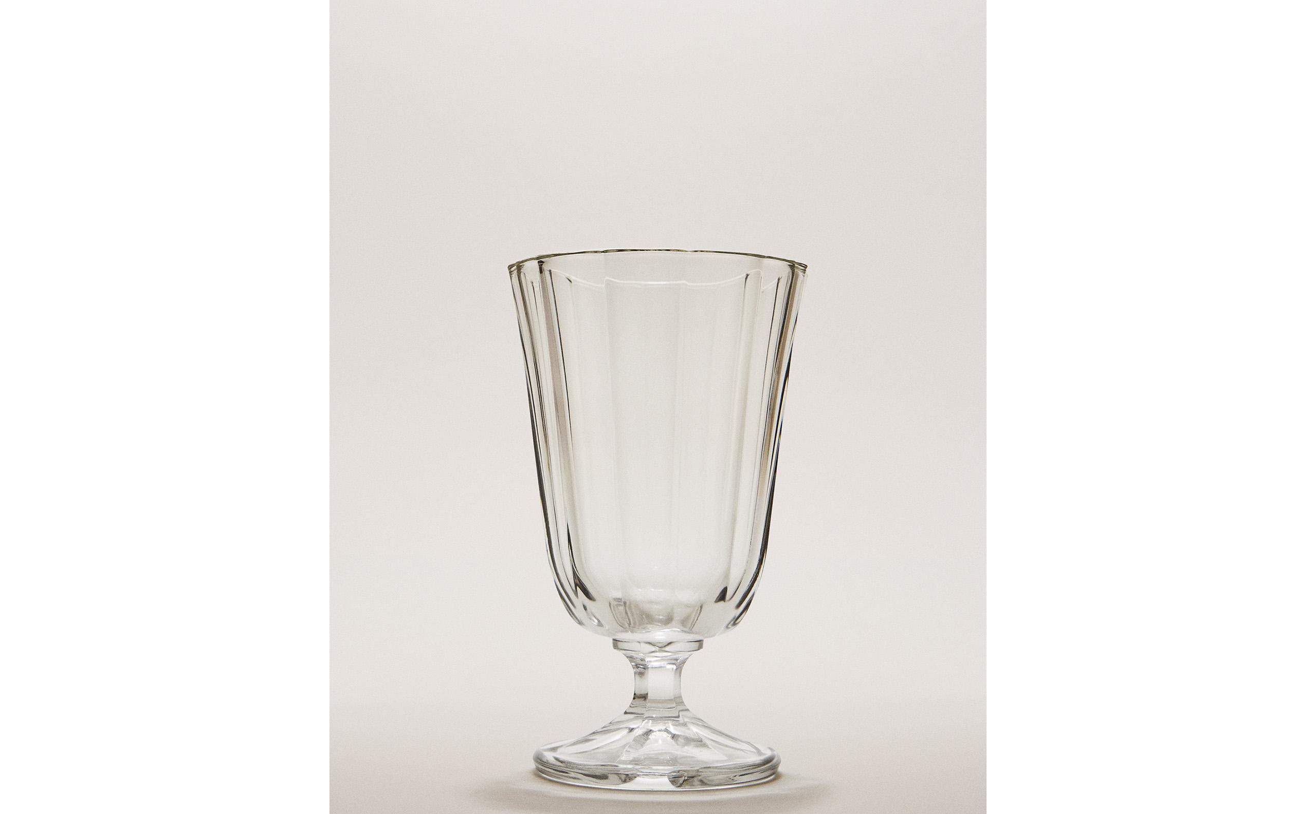 RAISED FACETED WINE GLASS | Zara Home United States of America