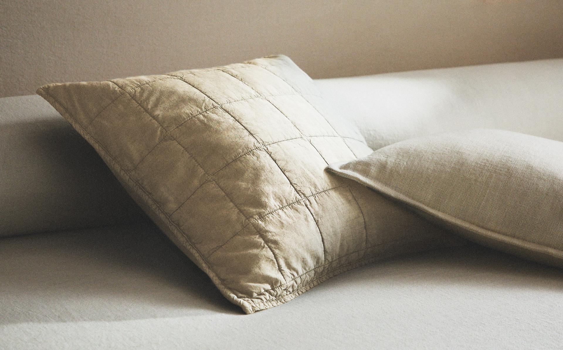 워시드 코튼 차렵이불 쿠션 커버(180수) 워시드 코튼 차렵이불 쿠션 커버(180수)