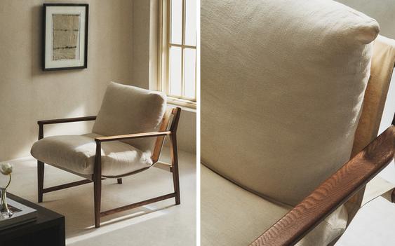 WOODEN ACCENT CHAIR WITH REMOVABLE CUSHION WOODEN ACCENT CHAIR WITH REMOVABLE CUSHION