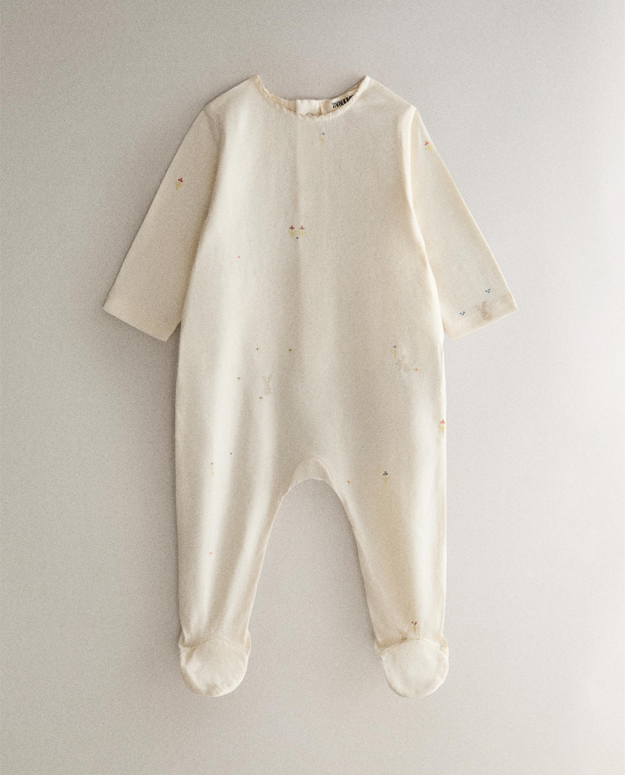 CHILDREN'S RABBIT AND FLORAL ROMPER product thumbnail 2