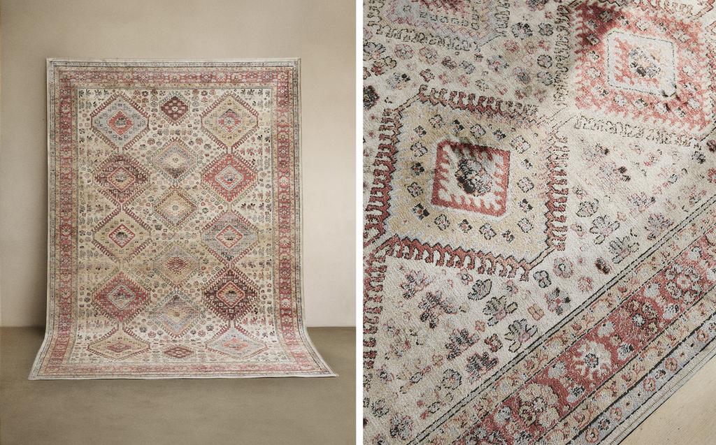 ALFOMBRA RECTANGULAR EFECTO VINTAGE