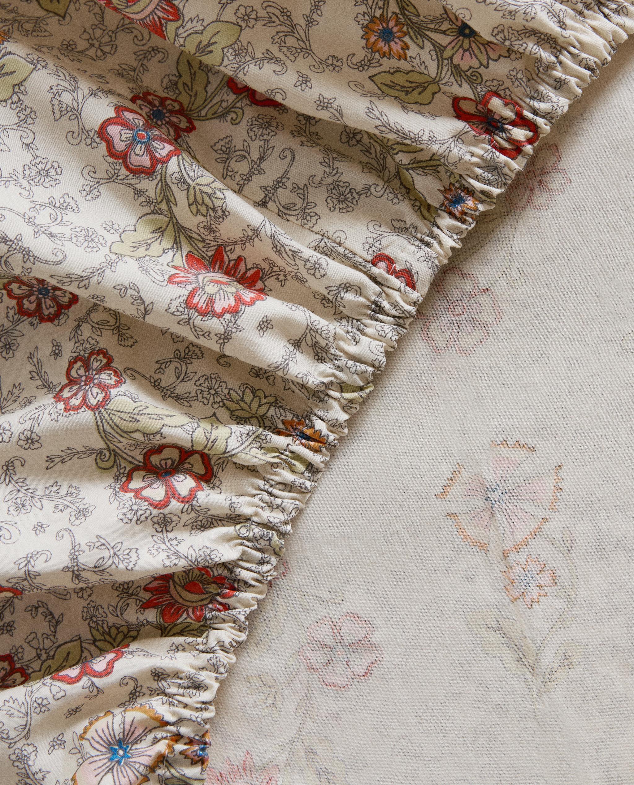 KIDS' FLORAL COTTON FITTED SHEET product thumbnail 6