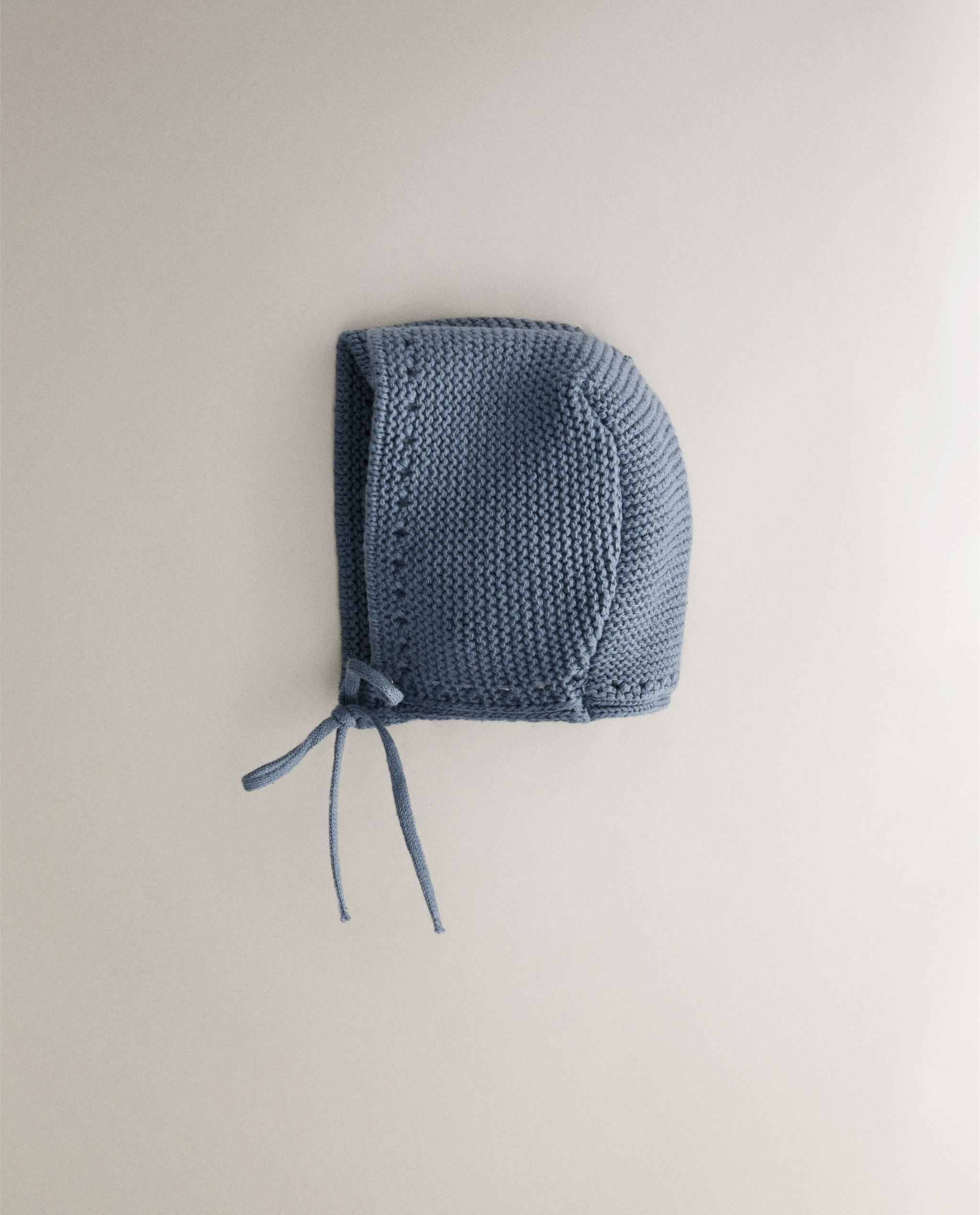 BABY BONNET WITH BOBBLES | Zara Home United States of America