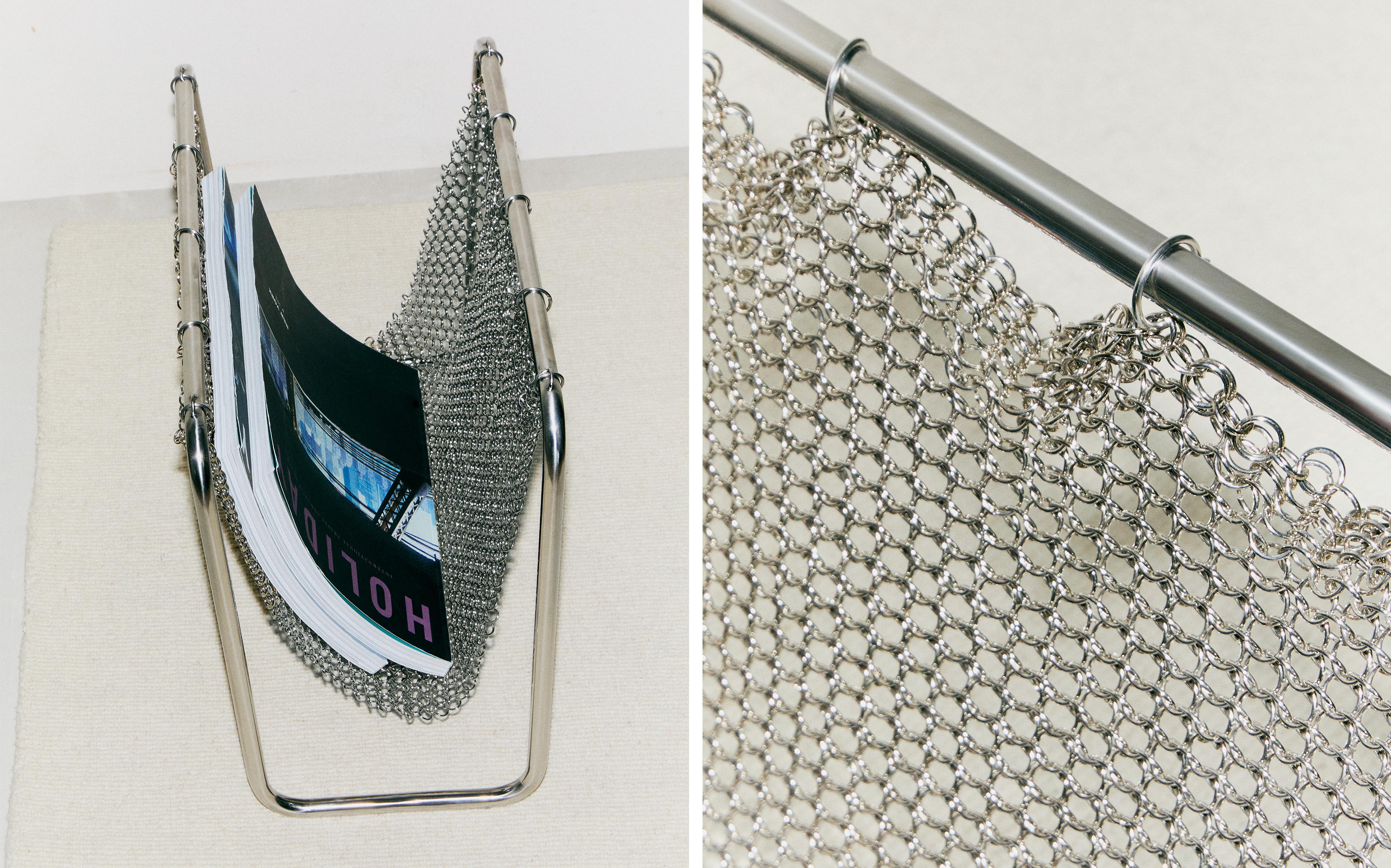 METAL MESH MAGAZINE RACK product thumbnail 8