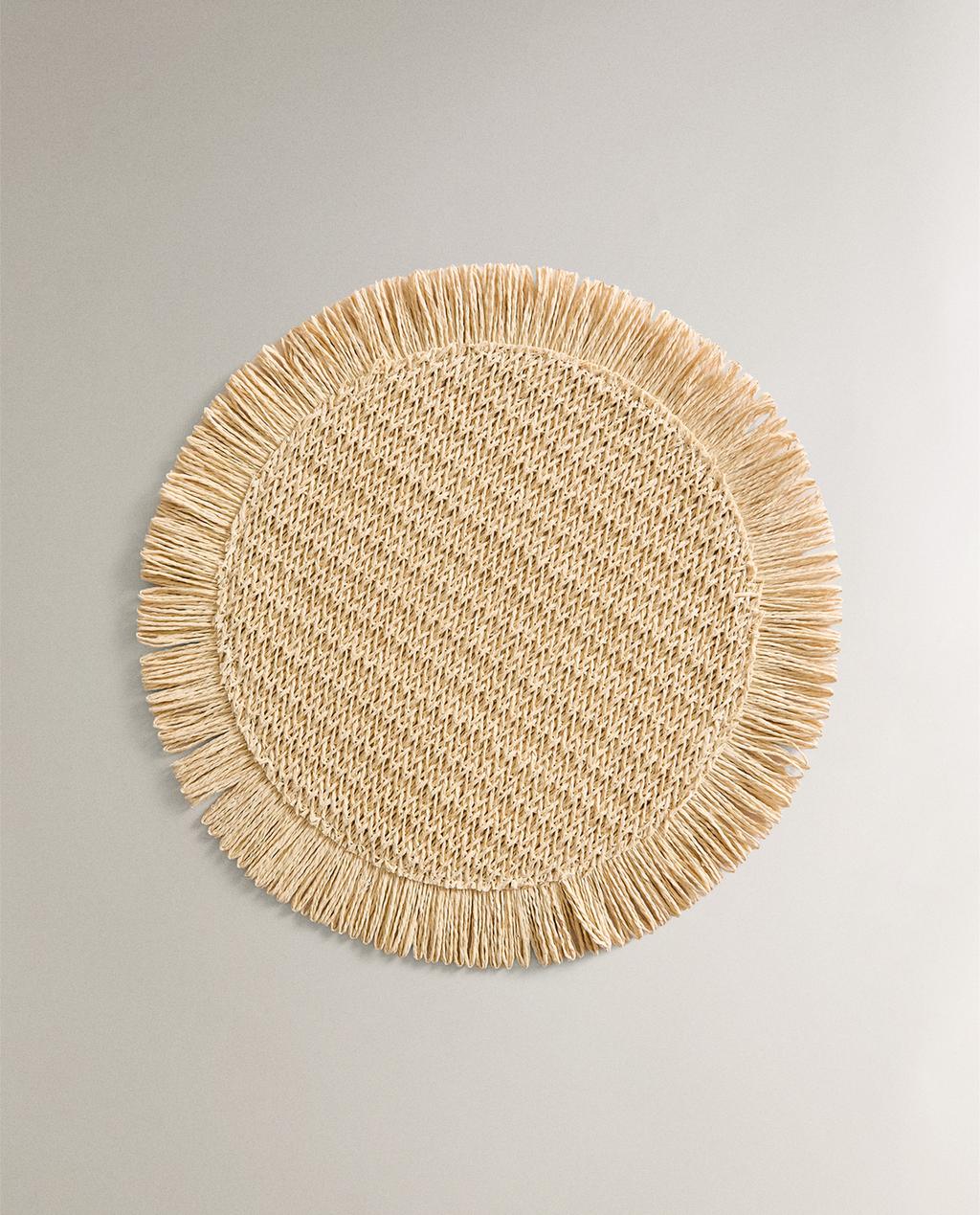 FRINGED PAPER PLACEMAT (PACK OF 2)