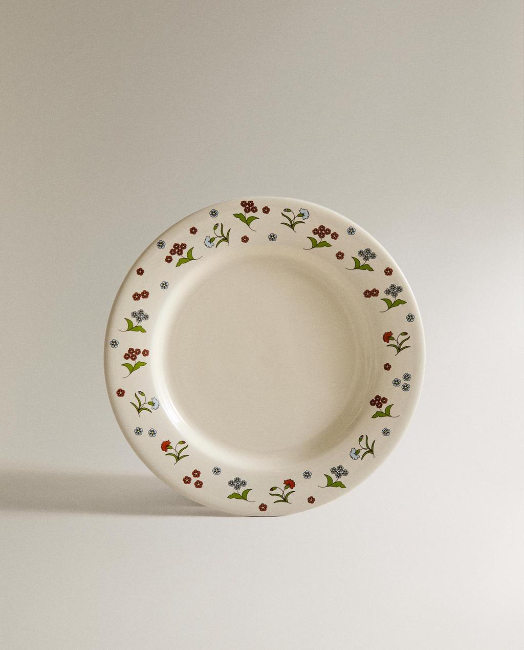 ДЕТСКАЯ ТАРЕЛКА «ЦВЕТОЧНЫЙ УЗОР»