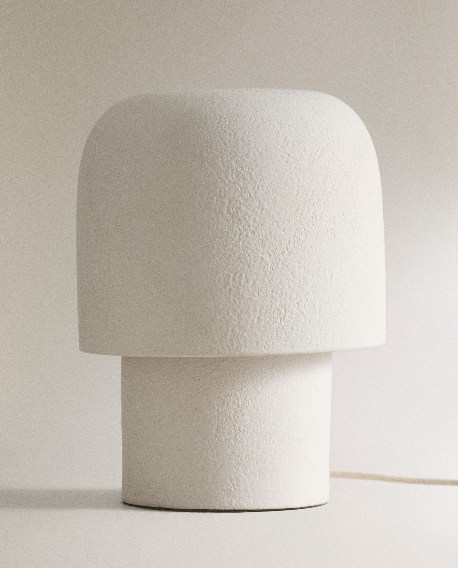 CERAMIC MUSHROOM TABLE LAMP